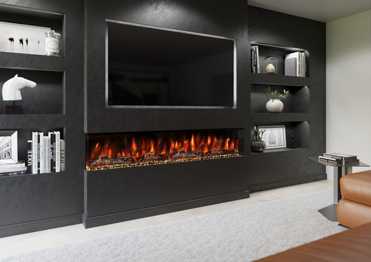 What is a 3 sided electric fire